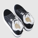 Jovie | Sneakersy z Fleece'owym Wypełnieniem na Grubej Podeszwie