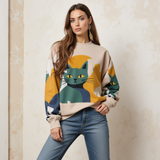 Felinara | Komfortowy Sweter dla Kota – Elegancki i Ciepły Styl