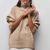 Aria | Stylowy sweter zimowy z wysokim kołnierzem