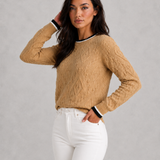 Kalina | Damski sweter w paski o luźnym kroju