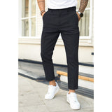 Izydor | Męskie Spodnie - Slim-Fit Design i Wyprasowane Zagięcia