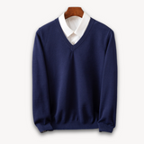 Apollo | Sweter V-Neck z Kaszmiru