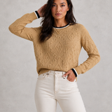 Kalina | Damski sweter w paski o luźnym kroju